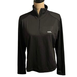 Red Ledge Black  Half-Zip Pullover Sweatshirt